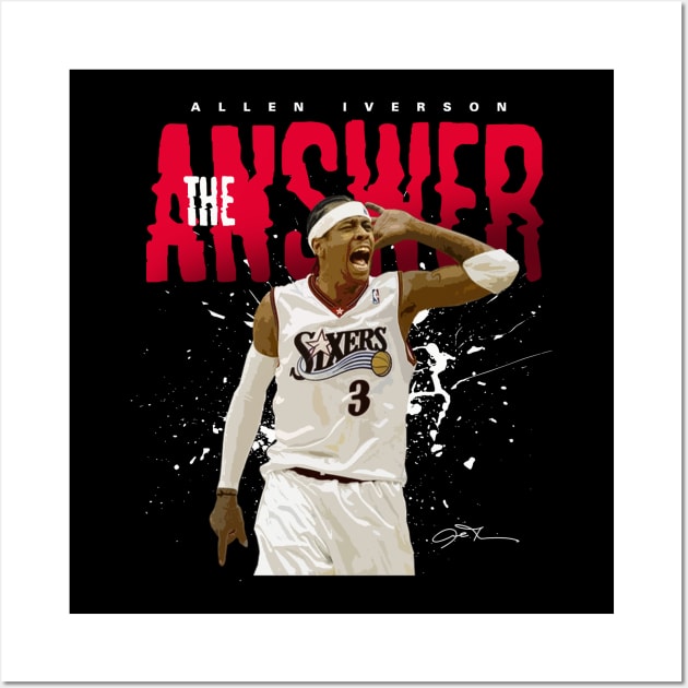 Allen Iverson Wall Art by Juantamad